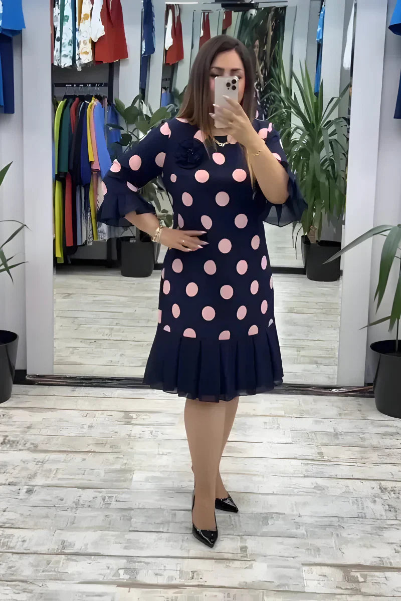 Pia - Vestido midi elegante y cómodo