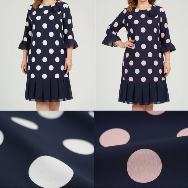 Pia - Vestido midi elegante y cómodo