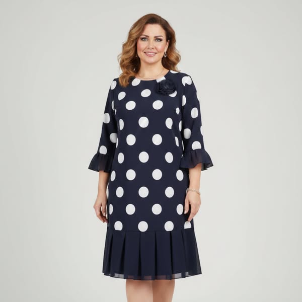 Pia - Vestido midi elegante y cómodo