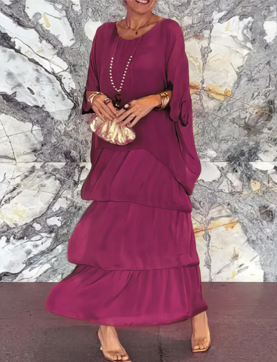 Lara | Vestido maxi fluido y elegante
