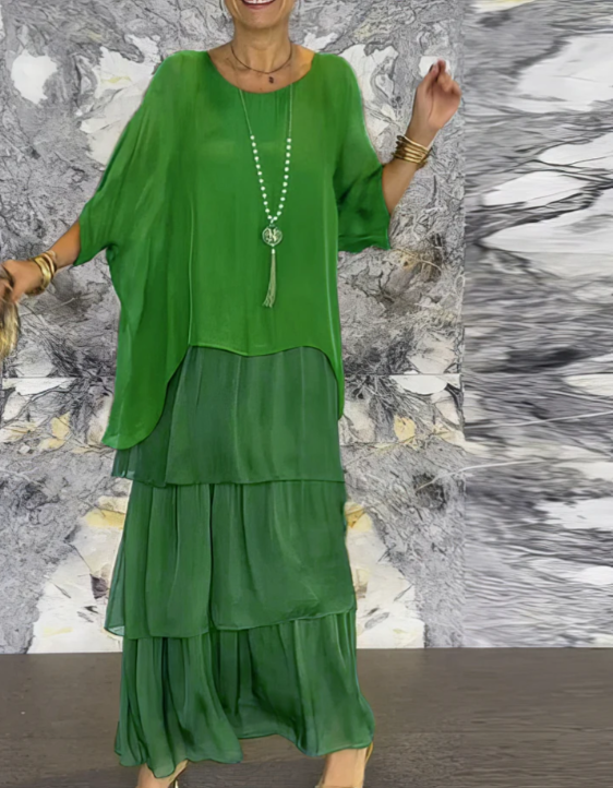 Lara | Vestido maxi fluido y elegante