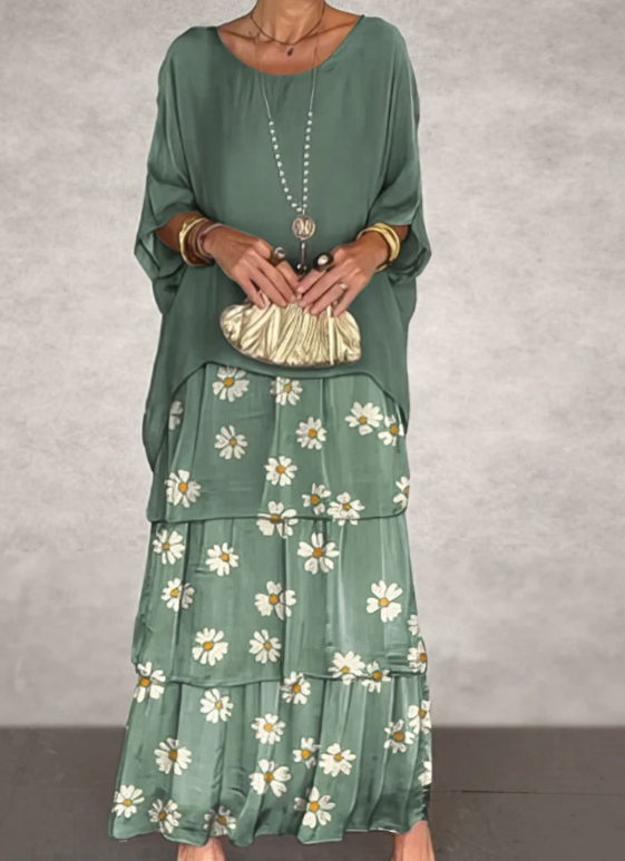 Lara | Vestido maxi fluido y elegante