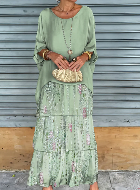 Lara | Vestido maxi fluido y elegante