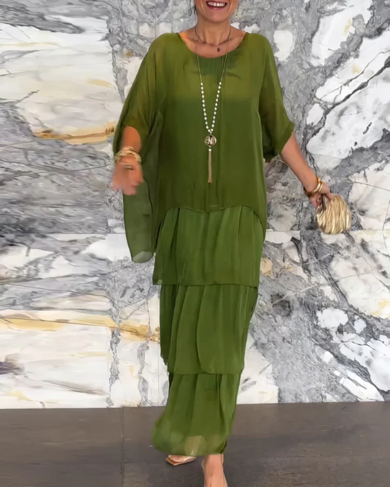 Lara | Vestido maxi fluido y elegante
