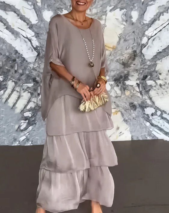 Lara | Vestido maxi fluido y elegante