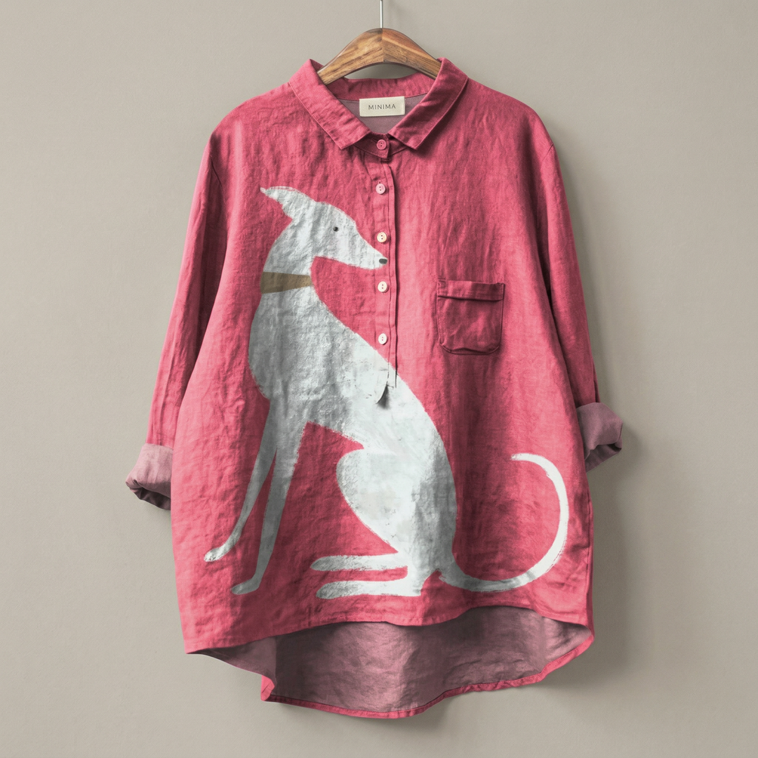Camisa oversize con estampado gráfico