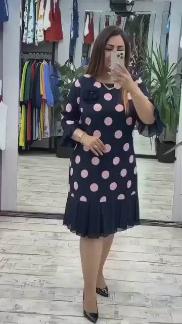 Pia - Vestido midi elegante y cómodo